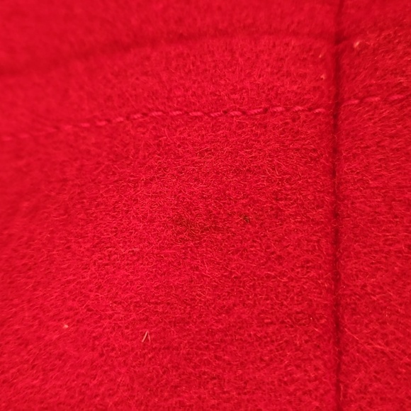 💕GAP💕 Cropped Length Pea Coat ~ Red Small - Picture 14 of 15